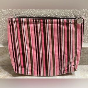 New mark. Pink Striped Cosmetics Bag